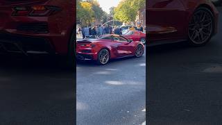 Menacing C8 Z06 rolls into car meet [upl. by Zohar]