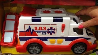 Adventure Wheels SOS Ambulance Truck By Dickie Toys The New Design First Store View [upl. by Ahsert729]