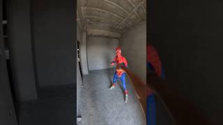 Spiderman parkour running 😂rooftop parkourfreeruning parkourlife shortslife [upl. by Ives]