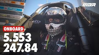 4500 Horsepower NHRA Afuel Dragster Onboard Camera [upl. by Lekym]