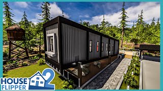 House Flipper 2  Elevated Container Home  Sandbox Mode  Build and Tour [upl. by Vinita]