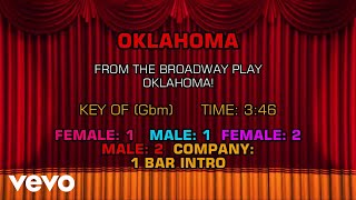 Oklahoma on Broadway  Oklahoma Karaoke [upl. by Austina661]