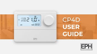 How to use the EPH Controls CP4D Programmable Thermostat [upl. by Nikkie]