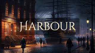 Harbour Ambience and Music  ambient music and sounds of wild sea ships and people ambientmusic [upl. by Longley]