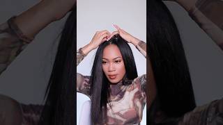 Seamless Clip Ins  Install for thick full healthy hair hairstyles quickweave [upl. by Roux]