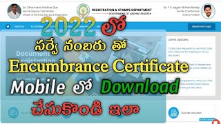 How To Download EC in Andhra Pradesh  How to get Encumbrance certificate online in telugu [upl. by Alihs846]