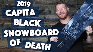 2019 Capita Black Snowboard of Death Review [upl. by Kosak896]