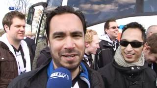 Bussen met Heraclesfans op weg naar De Kuip [upl. by Nytram]