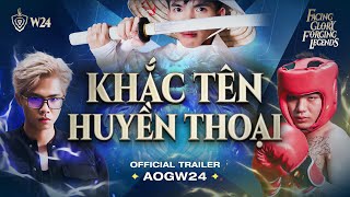 KHẮC TÊN HUYỀN THOẠI  TRAILER ĐẤU TRƯỜNG DANH VỌNG MÙA ĐÔNG 2024 [upl. by Lamori]