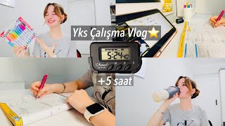 YKS DERS ÇALIŞMA VLOG 1 5saatmilkshake tarifi🍌 [upl. by Agnella]