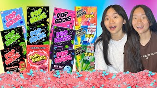 We tried EVERY Pop Rocks Flavor  Janet and Kate [upl. by Amairam]