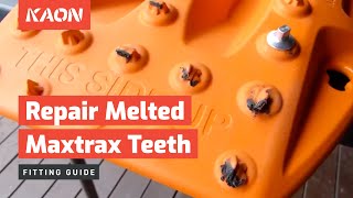 Maxtrax Repair  How to Repair Melted Teeth [upl. by Gemini]