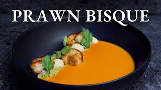 Michelin star PRAWN SOUP at home  Shrimp Bisque Recipe [upl. by Gonick]