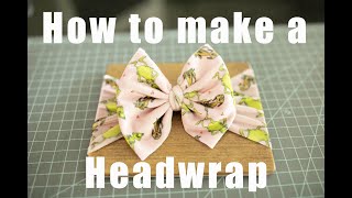 How to make a baby headwrap bow [upl. by Natalia]