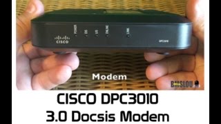 Cisco DPC3010 30 Docsis Modem UNBOX video [upl. by Ahsemrak]