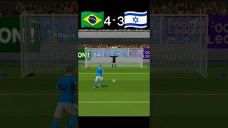 Brazil🇧🇷vs🇮🇱Israel penaltyshootout highlights football fifa shorts [upl. by Nemajneb74]