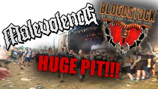 Malevolence  Huge Circle Pit  Self Supremacy  POV Mosh Pit  Bloodstock Fest 2024  Live  UK 4K [upl. by Sanfred]