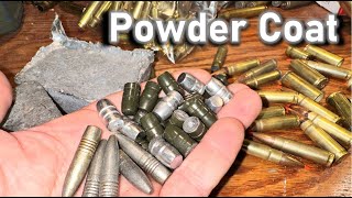 Learning to Powder Coat Lead Cast Bullets from Tire Weights [upl. by Nims2]