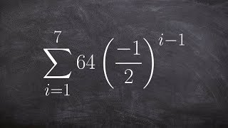 Learning to find the partial sum of a geometric series [upl. by Ydnis803]