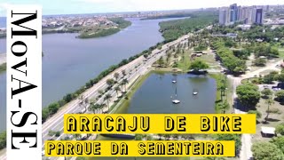 Aracaju de bike  Parque da Sementeira drone [upl. by Nerro]