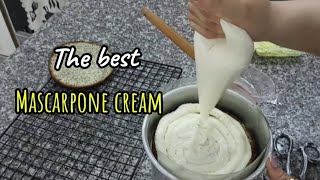 How To Make Mascarpone Cream [upl. by Ahsino]