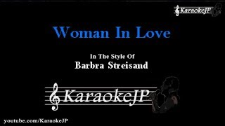 Woman In Love Karaoke  Barbra Streisand [upl. by Partan]