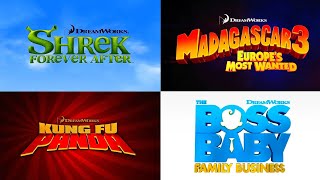 All DreamWorks Animated Trailer Logos 19982022 [upl. by Silloc]