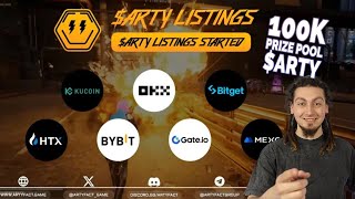 ARTYFACT  🔥 ARTY Was Listed On 7 Exchanges 100k prize Pool ARTY  Crypto Metaverse  Fintech [upl. by Afas662]