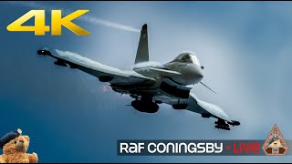 LIVE EUROFIGHTER TYPHOON FGR4 ACTION QRA STATION RAF CONINGSBY • 160524 [upl. by Helban]