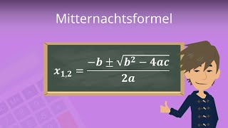 Mitternachtsformel abcFormel einfach erklärt  Studyflix [upl. by Mcgrody236]