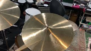 Several 22quot Cymbal amp Gong 22quot Jazz Ride cymbals [upl. by Honeyman46]