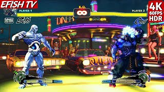 Seth vs Oni Hardest AI  Ultra Street Fighter IV [upl. by Tillman]