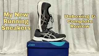 ASCIS GEL CONTEND 4B RUNNING SHOES UNBOXING AND COMPLETE REVIEW [upl. by Annyl510]