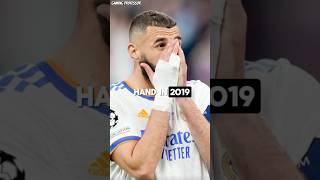 Why Karim Benzema Wraps His Hands  😱 benzema football shorts [upl. by Anwahsiek650]