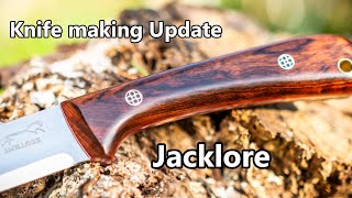 Knives Mopani wood Update from Jacklore [upl. by Oznohpla358]