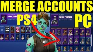 How To Merge Fortnite Accounts On Ps4Pc Xbox Switch amp Mobile [upl. by Weidar]