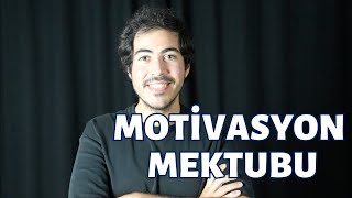 Motivasyon Mektubu Nasıl Yazılır  Burs Kazanmanın Sırrı [upl. by Adrienne453]