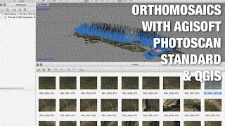 Agisoft Photoscan Standard Edition amp QGIS for Generating Orthomosaics from UAV Aerial Photography [upl. by Roma]