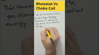 Rheostat Vs Choke Coil class10 class9 [upl. by Yaron61]