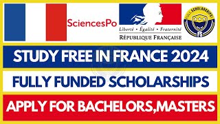 REUPLOAD Fully funded Emile Boutmy Scholarships in France 2024 SciencePo Scholarships in France [upl. by Aneger]