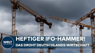 DEUTSCHE WIRTSCHAFT IfoInstitut senkt KonjunkturPrognose für 2023 und 2024 drastisch [upl. by Lawan]