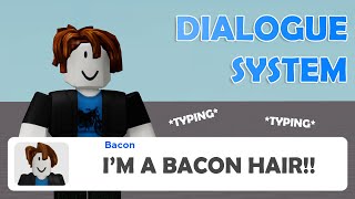 How to make a dialogue with picture and name in Roblox [upl. by Asia281]