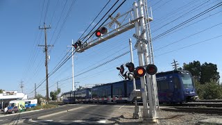 SacRT New S700s amp Old  Jackson Rd Railroad Crossing Sacramento CA [upl. by Ferriter784]