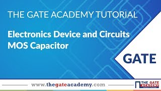 MOS Capacitor  Electronics Device and Circuits  Electronics and Communication Engineering [upl. by Orola]