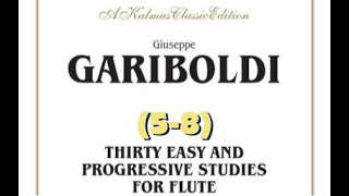 G Gariboldi 30 Easy and Progressive Studies for Flute 58 [upl. by Georgianne301]