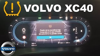 Sensor de presion de aire en llantas Volvo XC40 con sistema Google Assistant [upl. by Verene]