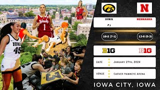 No 5 Iowa vs Nebraska  Big Ten  12724 [upl. by Ardiekal971]