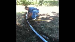 How to Install metal landscape edging Denver Landscaping [upl. by Smoot]