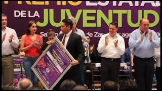 Entregan premio estatal de la juventud 2016 [upl. by Micheline]