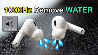 Sound To Remove Water From Airpods [upl. by Aehtrod]